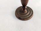 Ultra Rare Antique Wick Pick Rosewood 3 1 4  High With 1 3 8  Wide Base Lot Xx51