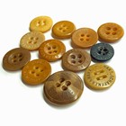12 Vtg Vegetable Ivory Verbal Ads Work Clothes Buttons   Red Head John David Etc