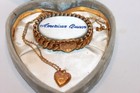 Vintage Sweatheart Baby Bracelet   Locket Init   p  American Queen Pitman Keeler