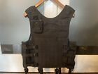 Blackhawk  3 Tactical Molle Vest Black Large 6 Pods Excellent Used Paintball Dye