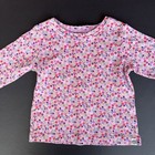 Vintage Y2k Oshkosh Floral Toddler Girl Long Sleeve Shirt Size 2 2t Pink