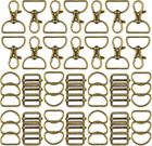 56 Pieces D Rings For Purse Bag Hardware Purse Hardware For Bag Making Buckle   