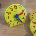 Learning Resources Clocks  4  Geared Mini Clocks  Teachers Tool Homeschool  12 