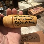 Glynn Scobey Single Reed Duck Call  Wood   Plastic  Brown black yellow