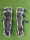 Easton Gametime Leg Guards Catcher Baseball Black Youth Age 9-12