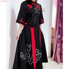 Anime Mo Dao Zu Shi Wei Wuxian Lan Wangji Cosplay Cheongsam Top Hanfu Skirt Set