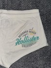 Vintage Hollister Women   s Micro Sweat Booty Shorts Terry Logo Y2k Size Small