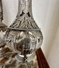 Fine Pair Of French Silver-mounted Glass Claret Jugs  Paris  Circa 1865