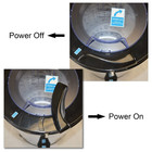 22 Lb Portable Spin Dryer     Stainless Drum  3200 Rpm  Gravity Drain  Silver