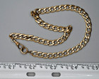 Handsome And Blingy Antique Gf 14  Watch Chain As Necklace - Gold Filled 25 Gram