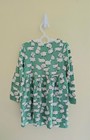 Nwot Mini Boden Long Sleeve Fun Jersey Dress- Aloe Green Sheep