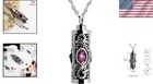 Personalized Memorial Necklace With Adjustable Chain - Keepsake For Ashes