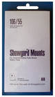 Showgard 106 55mm Stamp Mounts - Wide Plate Blocks   Small Sheets Black