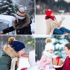 20 Pcs Faux Fur Pom Poms For Hats - 4 5 Inch Fluffy Diy Knitting Hat Pompoms    