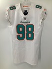  98 Raekwon Davis Miami Dolphins Game Used Nike Jersey Sz 46 Yr 2017
