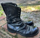 Vintage Wwii Corcoran Paratrooper Jump Leather Combat Military Boots Shoes 10 5