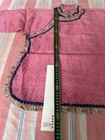 Antique Chinese Qing Dynasty Silk Robe  Vintage Embroidered Costume Collectible