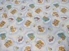 Vtg Mcbaby Lucy Rigg Daisy Kingdom 1995 Fitted Crib Sheet New Teddy Bears Oop