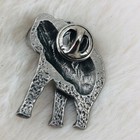 Pewter Elephant 3d Animal Lapel Pin