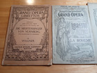 Antique Metropolitan Opera House Grand Libretto Program Lot English And German