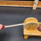 Vintage Ceramic Spin Table Pin Cushion Sewing Kit Holder
