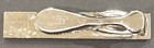 Vintage Hickok Usa Tie Clip  silver Tone     Chevron       Mid Century