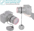 Camera Lens Cap Leash Holder For Dslr Slr     Elastic String Tether  3 Pack