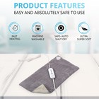 Large 12 24  Electric Heating Pad For Back Pain And Cramps Relief  Auto Shutoff