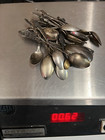 Set Of 23 Ornate Sterling Silver Collector Demitasse Spoons 0 62 Lbs