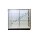 Aluminum Framed 70 Inch Tempered Glass Tower Display Showcase With Lock   Led