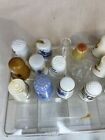 Lot Of Vintage Porcelain  Glass And Wood Thimbles