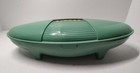 Vintage 1960 Singer Button Holer Sewing Machine With Attachment In Green Case