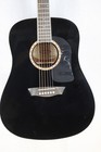 Washburn Wd100dl Dreadnought Mahogny Acoustic Guitar - Black   r5738