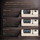 Cordless Electric Knife Sharpener 3 Stage Diamond Grinder Usb Rechargeable