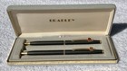 Vtg Coca Cola Bradley Pen Set 23kt Gold Plated Pre Owned