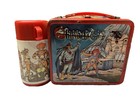 1985 Thundercats Aladdin Metal Lunch Box With Thermos Vintage Rare Find