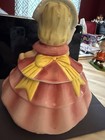 Rare Vintage Py Lefton Holt Howard Anthropomorphic Girl Candy cookie Jar Nice  