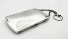 Cigarette Case On Chain Sterling Silver George V Birmingham 1919 Henry Matthews