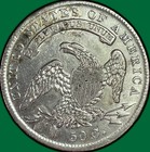 1834 Capped Bust Half Dollar Almost Uncirculated Au Coin  41271