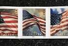 2024usa  5871-5874a Forever Us Flag - Pnc Plate   p111  Coil Strip 5  apu 