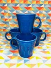 New Set Of 4 Fiesta Tapered Mug Lapis Blue 15 Oz  Fiestaware Free Shipping