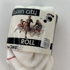 Men s Low Cut Socks 10-13 Roll Top Twin City White Nos Acrylic Sports Ankle