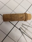Vintage The Boye Needle Co  Wood Shuttles W   4  Sewing Needles    27