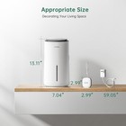 Provirtec Mistfree Smart Humidifier For Bedroom  Evaporative Humidifier