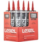Clear Lexel Adhesive Caulk  10 5oz Sealant For Home Repairs And Projects