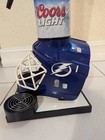 Tampa Bay Lightning Hockey Mask Helmet Beer Tower Coors Light 100 Oz Dispenser