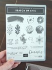 Stampin    Up  Season Of Chic Stamp Set   Chic Dies Shells Leaves 158810