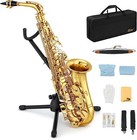      Eastar As-    Alto Saxophone E Flat F Key Sax With Hard Case   Accessories