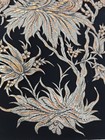 Vintage Persian Ghalamzani Metal Wall Art Panel     Heavy Etched Copper   Tin