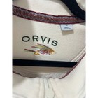 Orvis Mens Xl Oatmeal Heather Quarter Zip Pullover Fly Fishing Sweatshirt